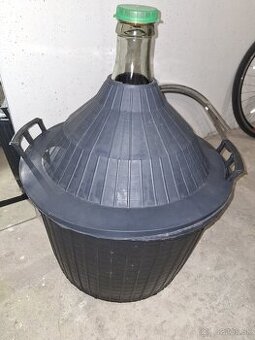 Demižón sklenený, objem 54l
