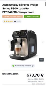 Automatický kávovar Philips Series 5500 LatteGo