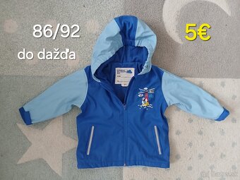 Chlapcenska bunda do dazda 86/ 92
