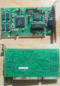 ISA grafická karta VGA Trident TVGA9000C 512kB