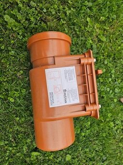 PVC kanalizačná 125 spätná klapka KGSK 125, vr. tesnenia