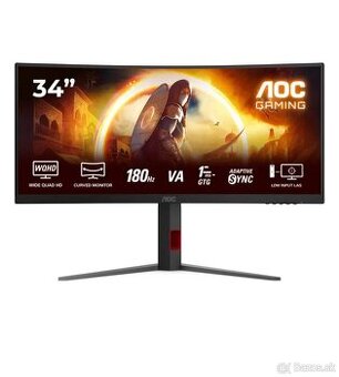 Ultrawide monitor 34" AOC CU34G4