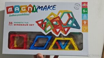 Magnimake magnetická sada dinosaurus 36 ks