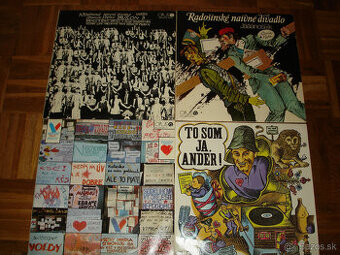 predám LP platne hovorené slovo