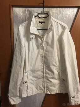 TOMMY HILFIGER originál snehobiela/damska bundicka L - 1