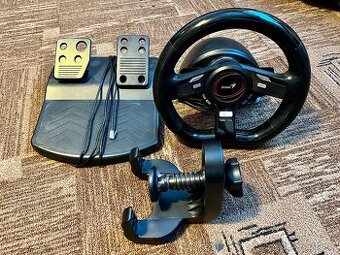 Predám volant Genius SpeedWheel 5 s pedálmi pre PC