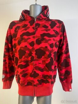 BAPE mikina červená