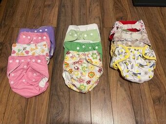 Látkové plienky – kompletný set pre dievčatko