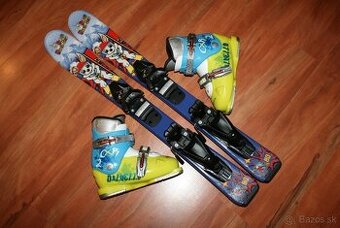 zajkova patrola detské lyže 80 cm , lyžiarky dalbello