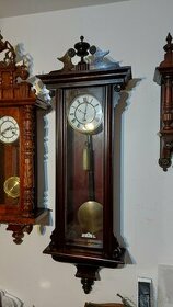 Predám funkčné starožitné nástenné hodiny Gustáv Becker Regu