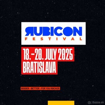 Golden Circle lístok na RUBICON Festival