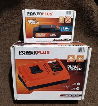 PowerPlus nabíjačka +baterka - nové
