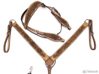 Set uzda + poprsak western
