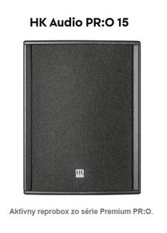Kúpim aktivne repro od HK Audio