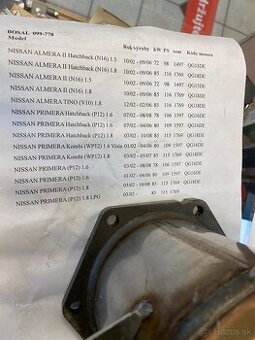 Predám katalizator bosal 099-778