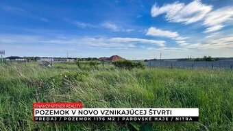 Pozemok, záhrada 1176 m2, Párovské Háje, Nitra
