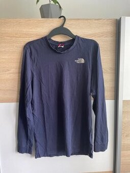 The North Face – tmavomodré tričko s dlhým rukávom, veľkosť