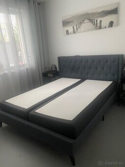 Manželská posteľ+rošt+ matrac