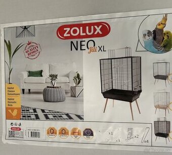 Klietka Zolux Neo Jili XL Šedá pre osmaka degu
