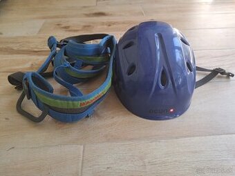 Detsky sedak Mammut + detska lezecka prilba Ocun (48-57cm)