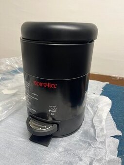 Kôš s pedálom Spirella 3 l – čierny, Soft Close