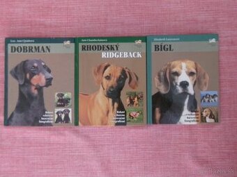 Kynologické príručky - Dobrman, Ridgeback, Bígl.