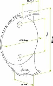 AlzaErgo Audio Mount GOM05WB pre Google Home Mini