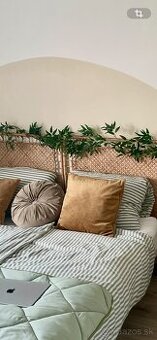 Ratanové čelo postele / IKEA