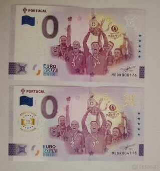 0 euro suvenirova bankovka  Portugal MEDR2025-2 - EURO2016