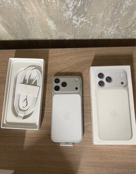iPhone 17 Pro Max 1TB Strieborná, biela Nový, rozbalený len