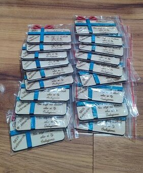 Malé drevené poďakovanie pre hosti na pamiatku