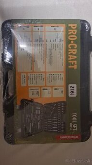 Profesionálna gola sada PRO-CRAFT 216 dielov
