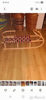 Sanky 125cm ,bukove ,,vhodne pre dve aj tri deti