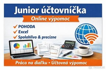Junior účtovníčka – online výpomoc