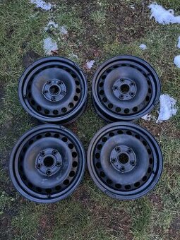 Plechové disky sada 5x112 R15 originál Volkswagen
