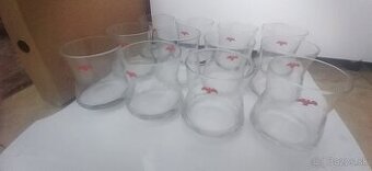 Predám sklenené poháre spolu 12 ks/ 20 eur