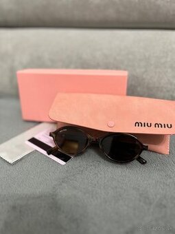 Miu miu okuliare slnečné hnedé