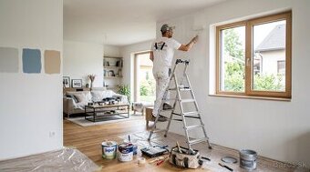 Maľovanie interiéru, upratovanie