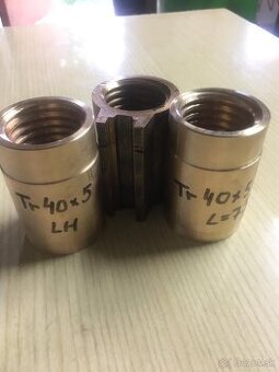 Predam nosné a poistné bronzove matice na el.mech.zdvihaky