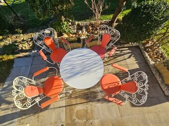 Retro záhradný nábytok