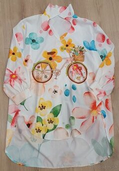 Predám farebné vzorované šaty/predĺženú tuniku