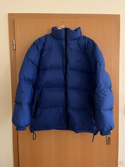 Modrá pánska páperová bunda