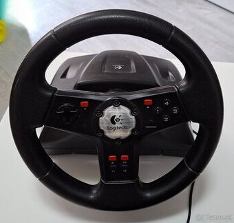 Herný volant logitech formula vibration feedback wheel