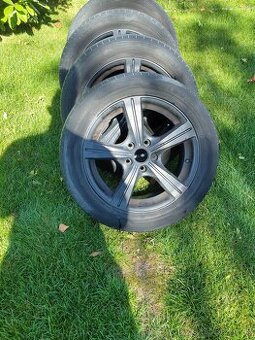 Predám elektróny R16 s letnými pneumatikami Dunlop 205/55/16