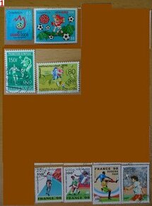 Nádherné poštové známky FUTBAL