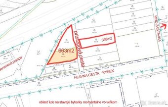 predam pozemky KYNEK, NITRA 324m2, 339m2, 398m2