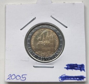 Euromince Vatikán 2€ 2005 Kolín Unc