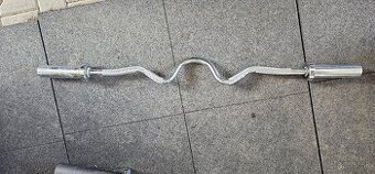Vzpieračská EZ tyč inSPORTline OB-47G 120 cm / 50 mm