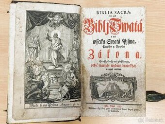Biblia Sacra Biblí Swatá .... 1787