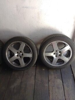 Predám elektróny 5x100 R17 vw - 1